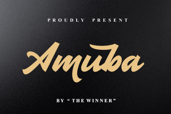 Amuba Font: The Bold Handwritten Touch for Your Creative Projects