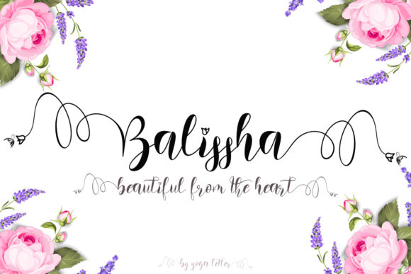 Balissha — The Romantic Calligraphy Typeface That Makes Every Word Feel Like a Love Letter