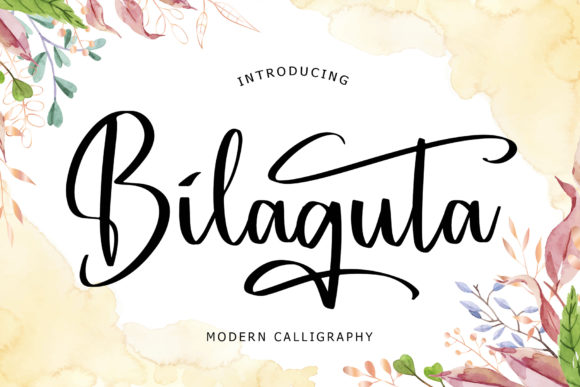 Bilaguta: The Graceful Handwritten Font for Modern Design