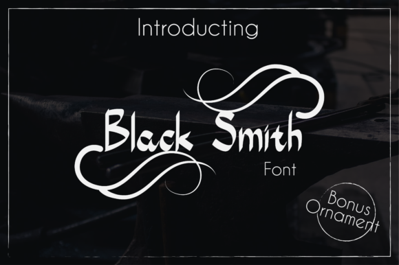 Black Smith: The Stylish Handwritten Font for Modern Design