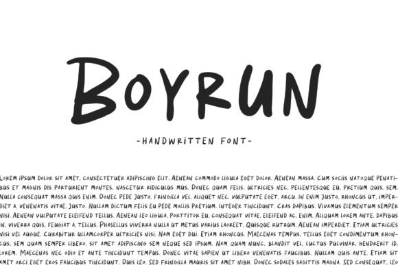 Boyrun: The Fun Twist in Modern Typography