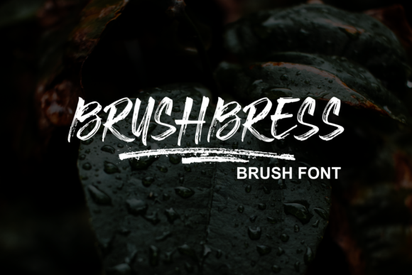 Brushbress: The Dry Brush Font for Real-World Projects
