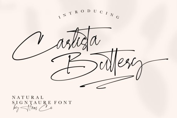 Carlista Buttery: The Soulful Handwritten Typeface