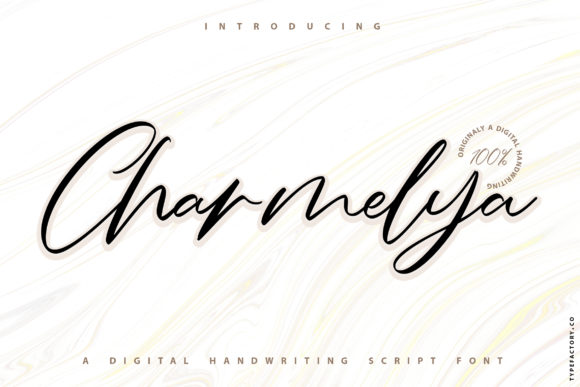 Charmelya: The Lovely Handwritten Font That Elevates Your Brand
