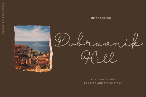 Dubrovnik Hill: The Delicate Handwritten Font for Modern Design