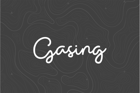Gasing: A Handwritten Font for Everyday Charm