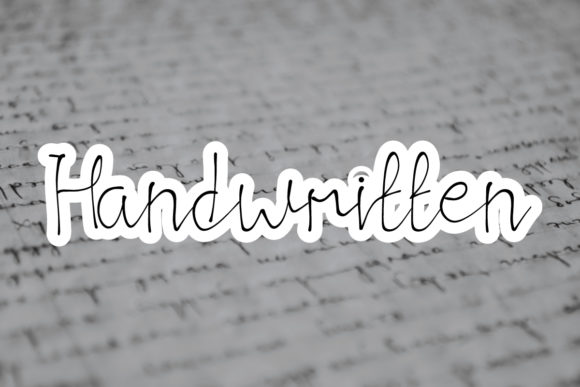 Handwritten Font: Sparking Innocent Creativity