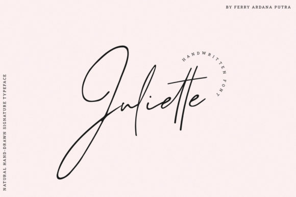 Juliette Font: The Elegant Signature for Your Creative Work