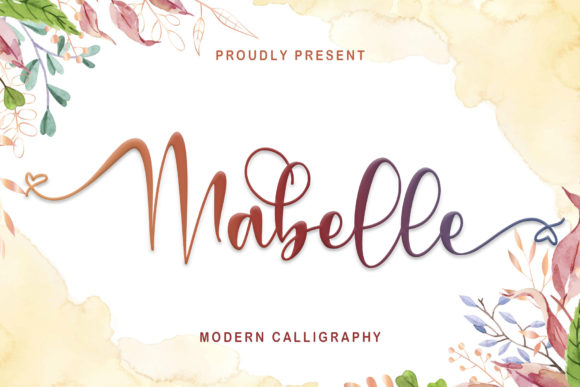 Mabelle: A Romantic Handwritten Font with Heartfelt Charm
