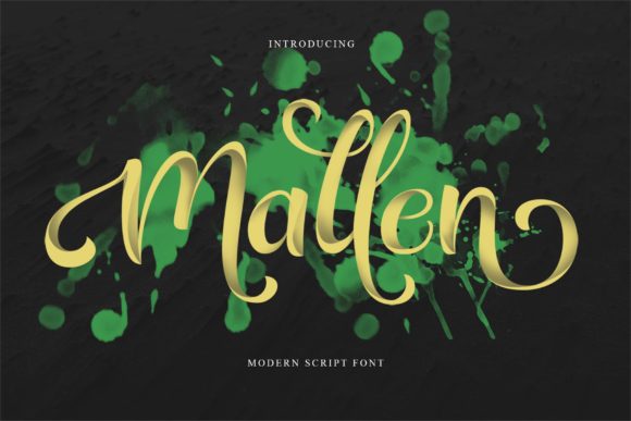 Mallen: Where Elegant Handwriting Meets Modern Design