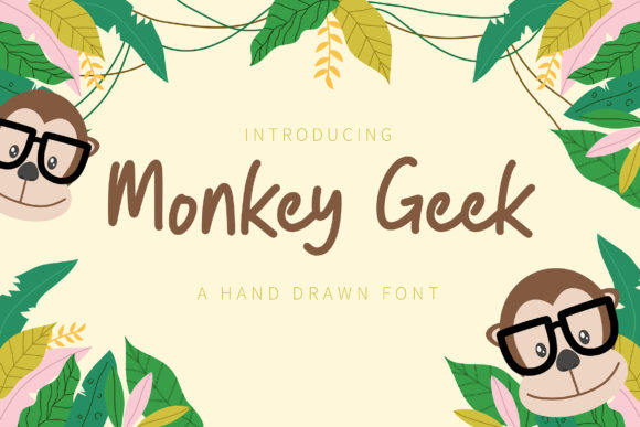 Monkey Geek: The Handwritten Font That Captures Modern Creativity