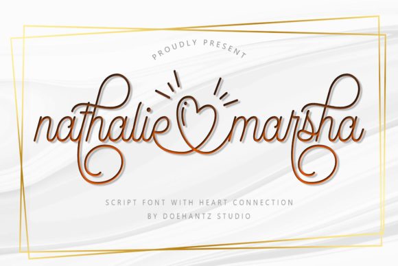 Nathalie Marsha: A Font for Elegant Communication