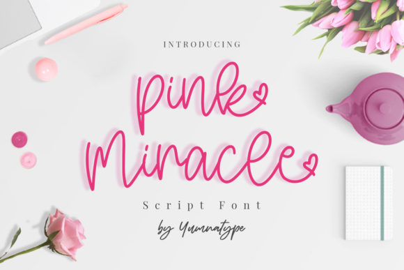 Pink Miracle: A Joyful Handwritten Font