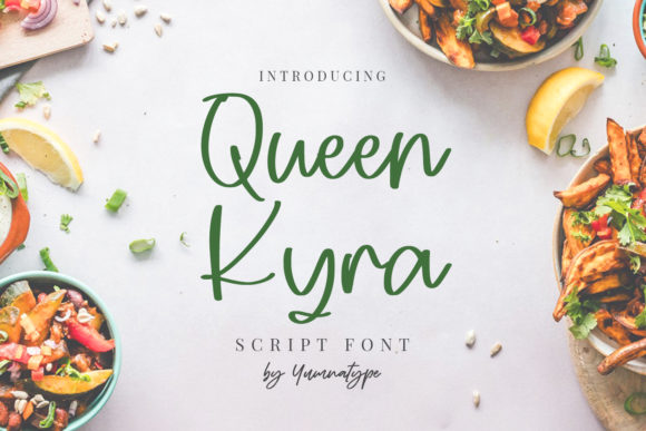 Queen Kyra: A Handwritten Font for Professional Elegance