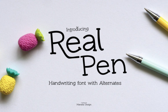 Real Pen: The Simple Handwritten Font That Speaks Volumes