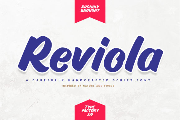 Reviola: A Practical Handwritten Font for Impactful Design