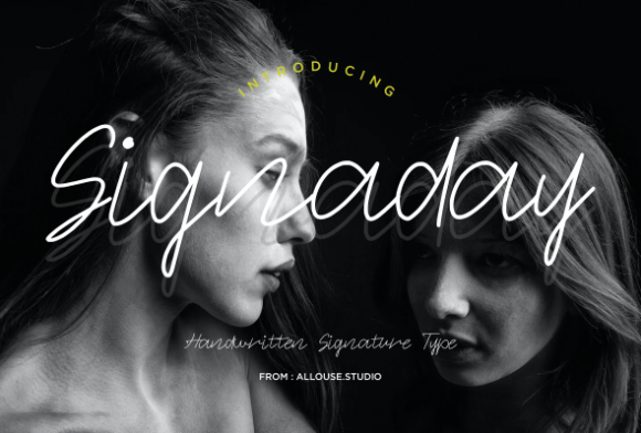 Signaday: The Delicate Handwritten Font Transforming Modern Design