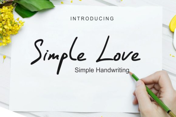 Simple Love: Your New Go-To Font for Authentic Design