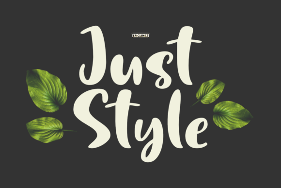 The Art of Friendly Type: Exploring Just Style Font