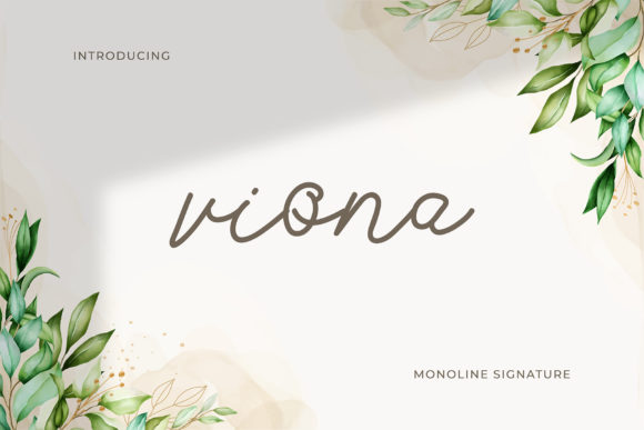 Viona: The Handwritten Font for Authentic Design