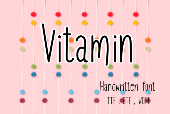 Vitamin: A Timeless Handwritten Font for Modern Branding and Design