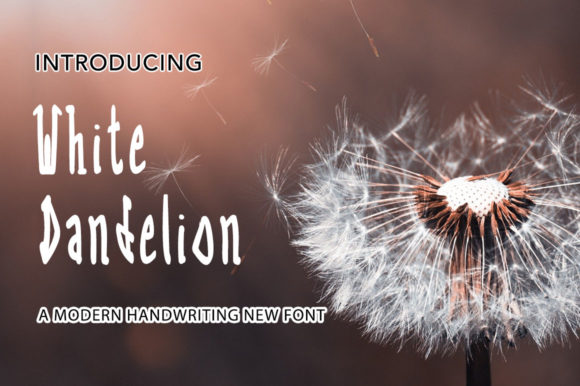 White Dandelion: The Casual Handwritten Font for Everyday Creativity